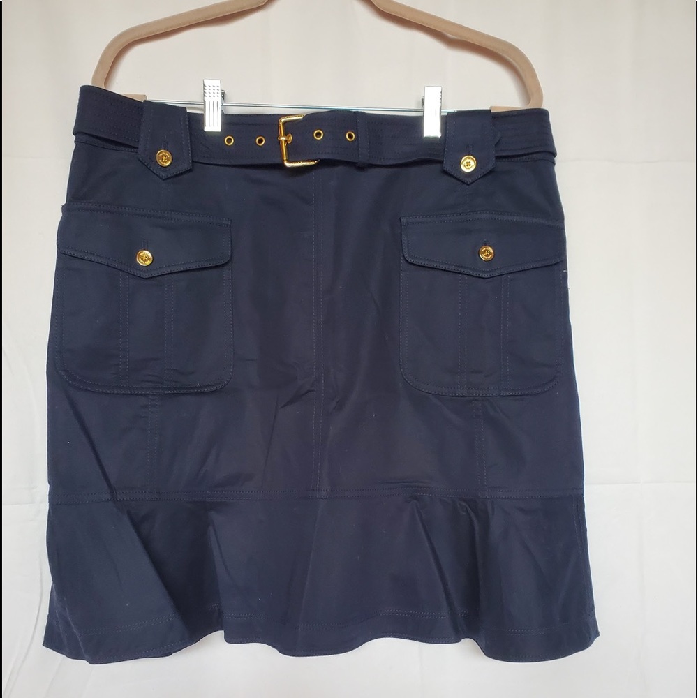 Tory Burch Navy Skirt